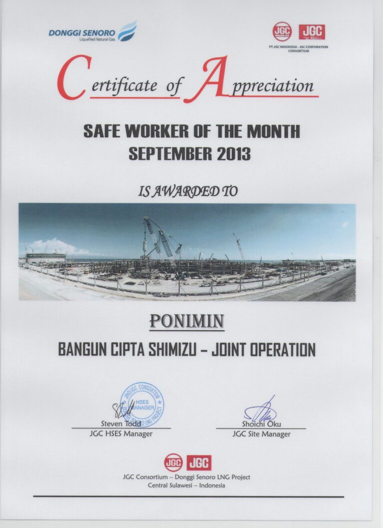 Safe Worker-PONIMIN 001