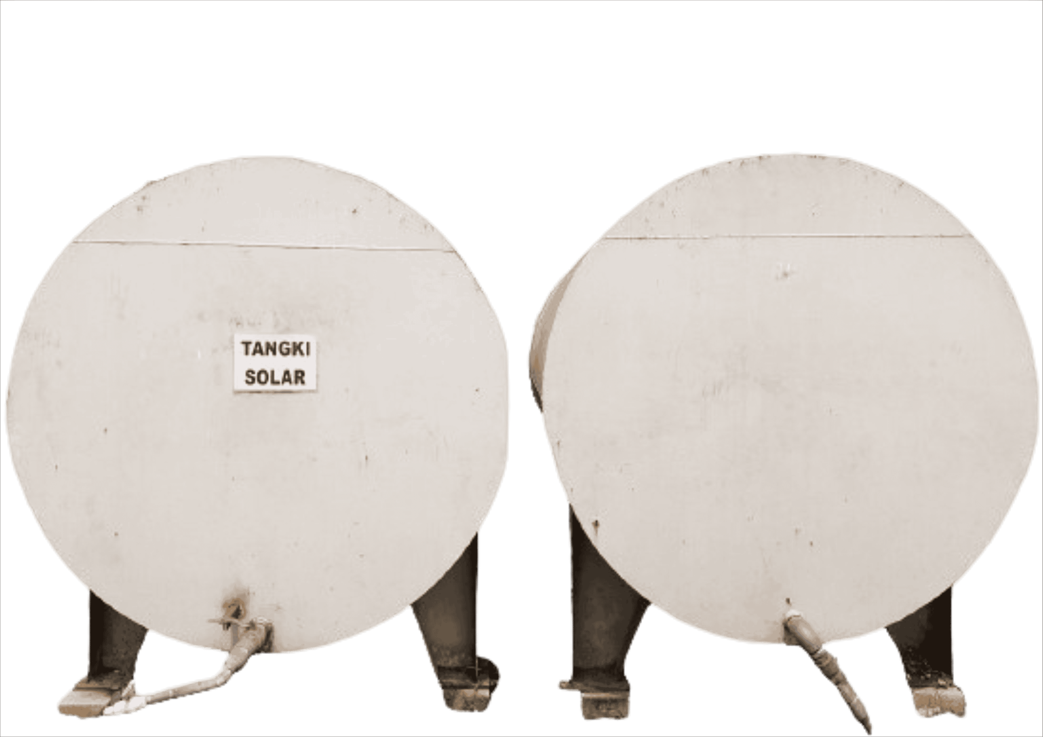 Tangki Solar 8000 Liter - Depan