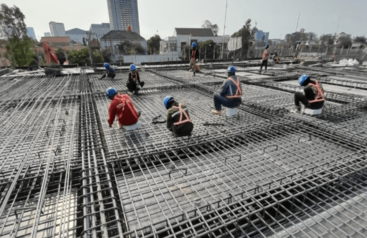 Install Rebar Slab