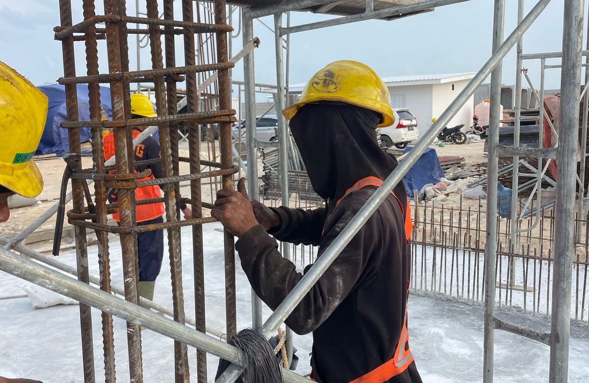 Install Rebar Column